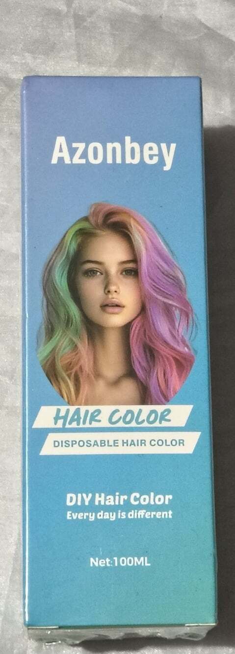 Azonbey Hair Color Disposable DIY Hair Orange Red Exp Date 01/28